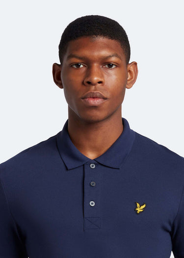 Lyle & Scott Polo's  Plain polo shirt - navy