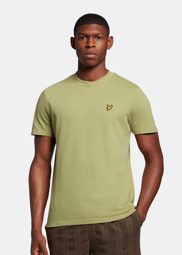 Lyle & Scott T-shirts Crest tipped t-shirt - seaweed