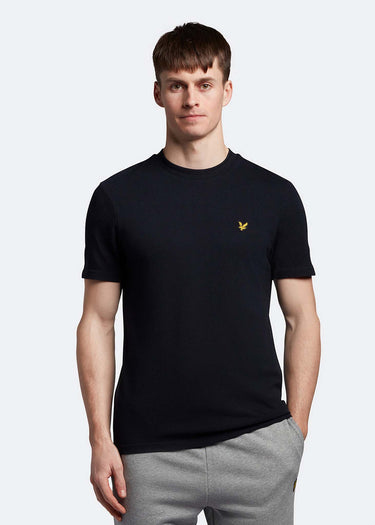 Lyle & Scott T-shirts  Crest tipped t-shirt - dark navy