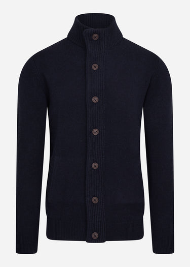 Barbour Vesten Patch zip thru - navy