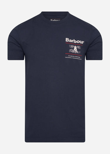 Barbour T-shirts Reed tee - navy