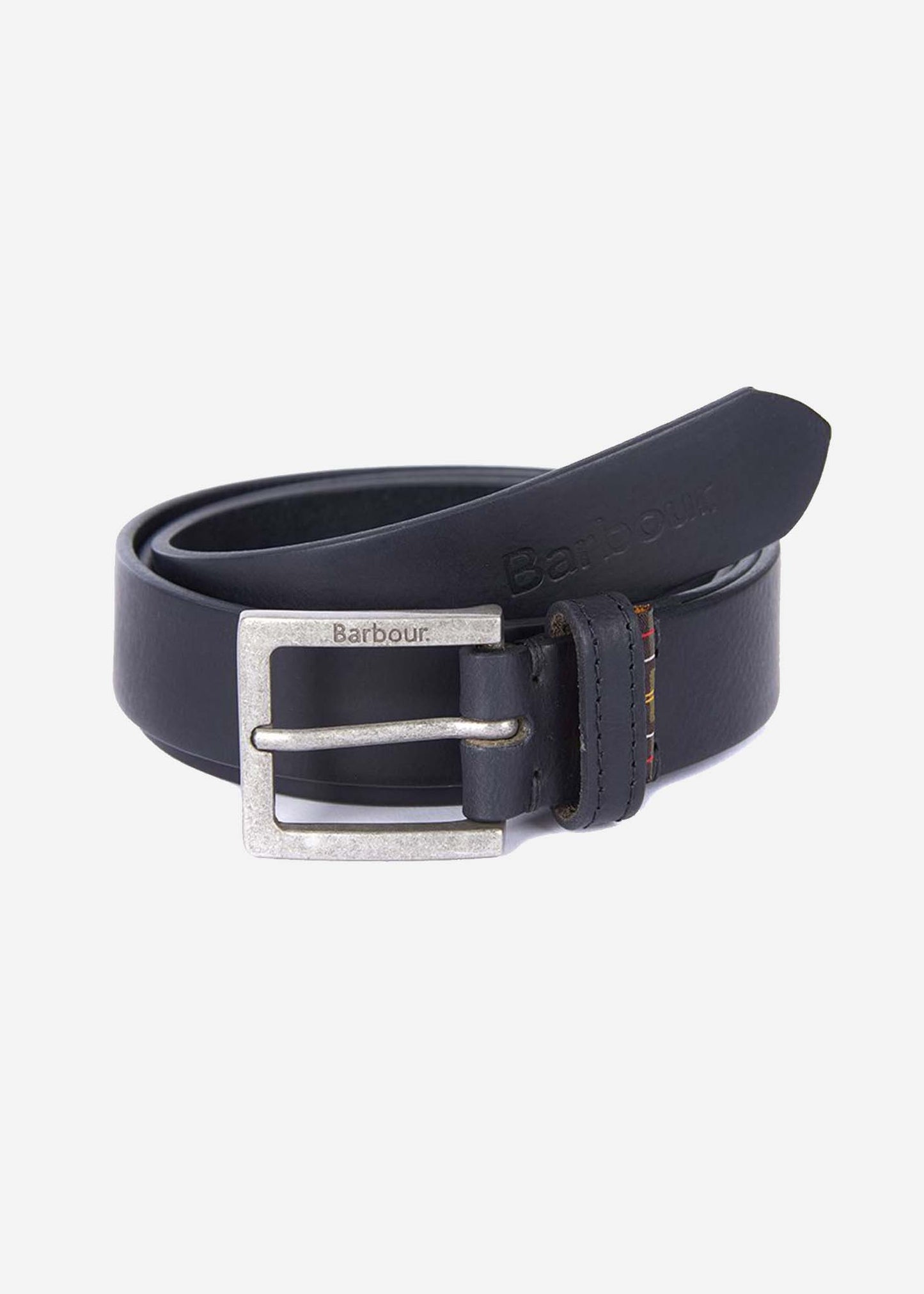 Barbour Riemen Pull up leather - black