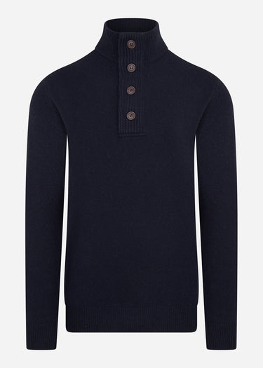 Barbour Truien Patch half zip - navy