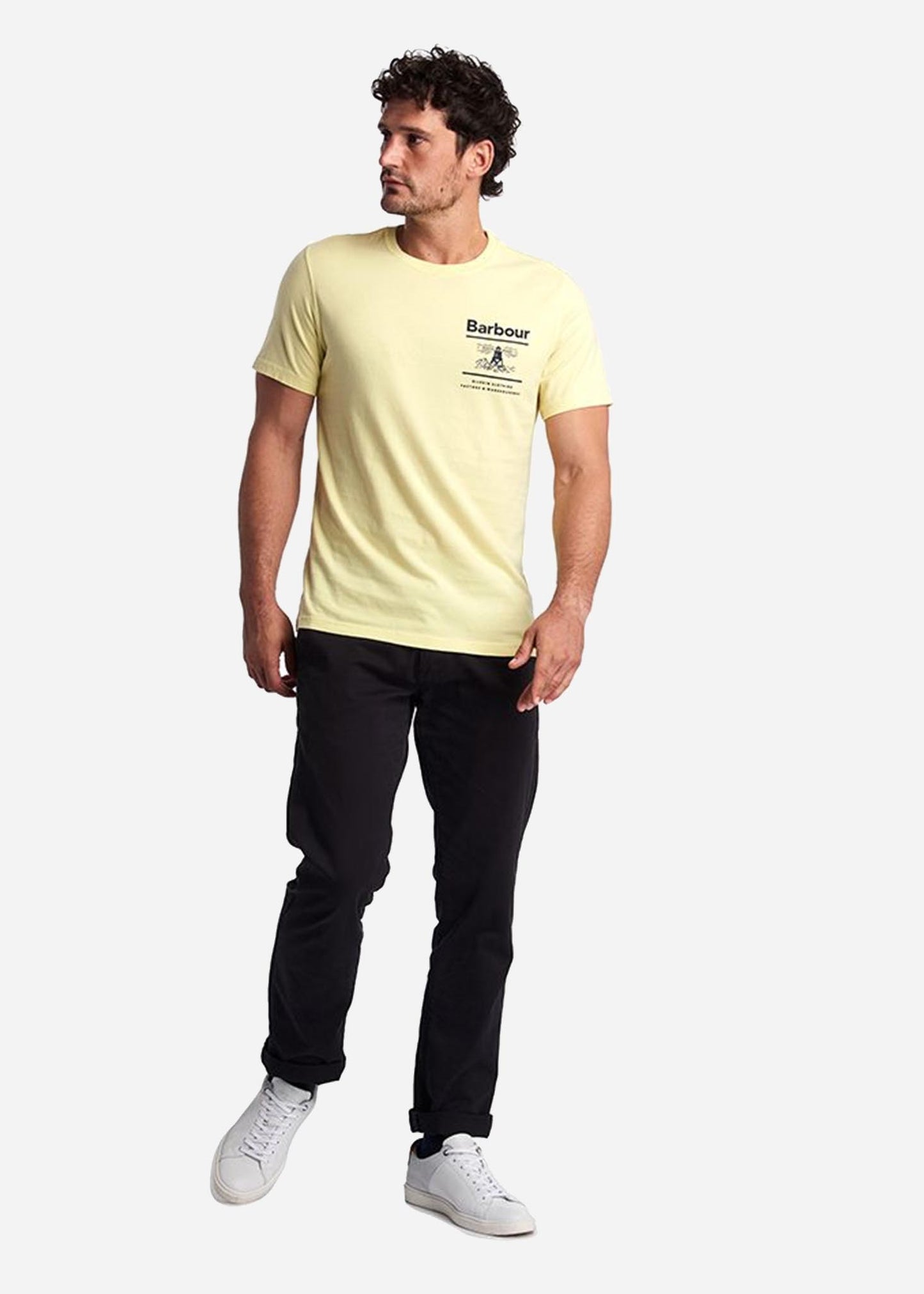 Barbour T-shirts Chanonry tee - lemon