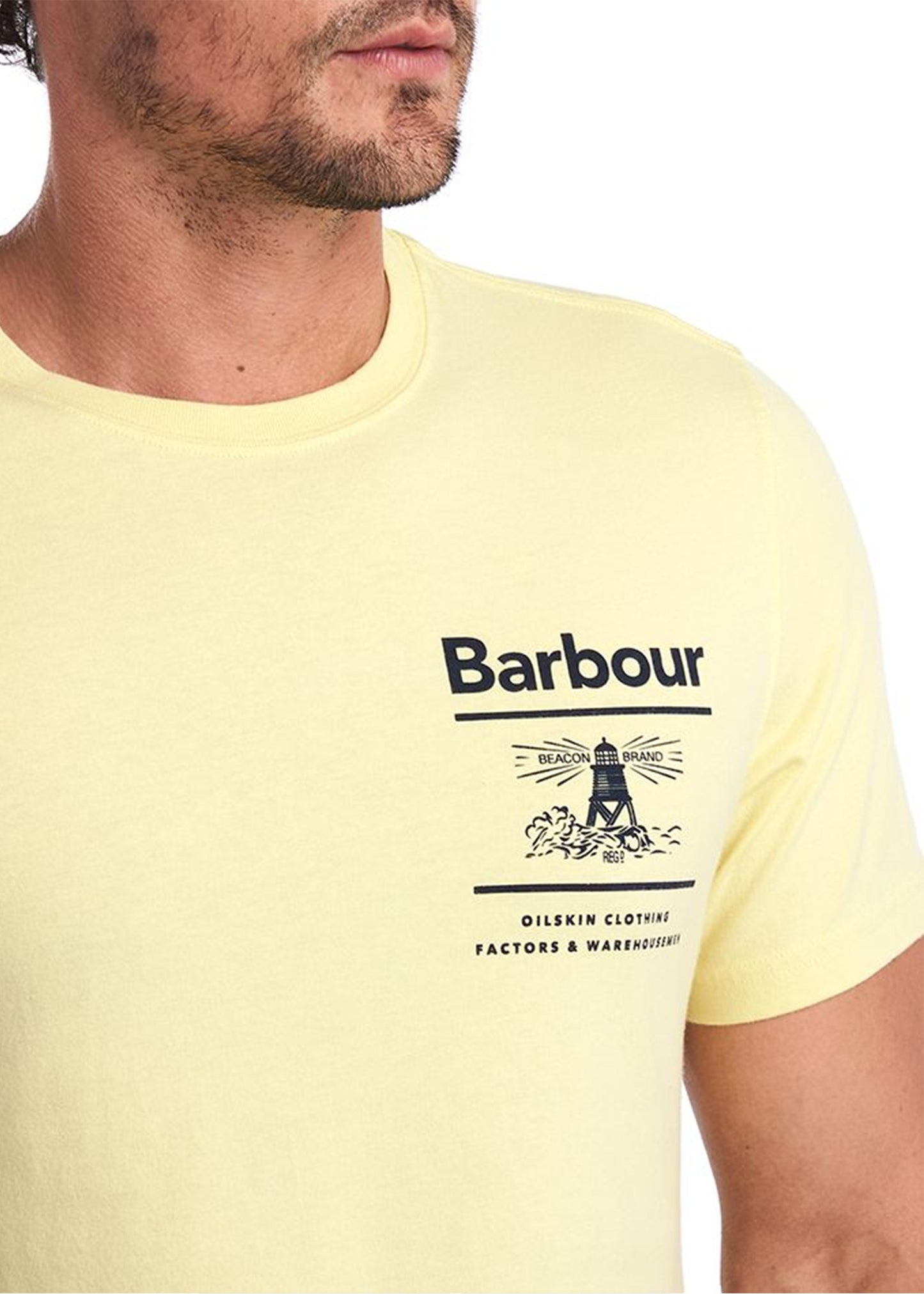 Barbour T-shirts Chanonry tee - lemon