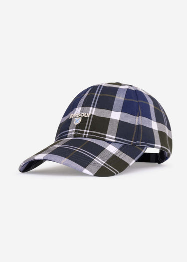 Barbour Petten Tartan sports cap - sage tartan