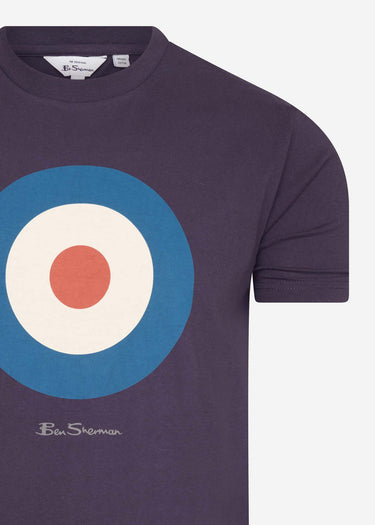 Ben Sherman T-shirts Signature aw target tee - purple