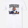 Weekend Offender T-shirts Bovver - white