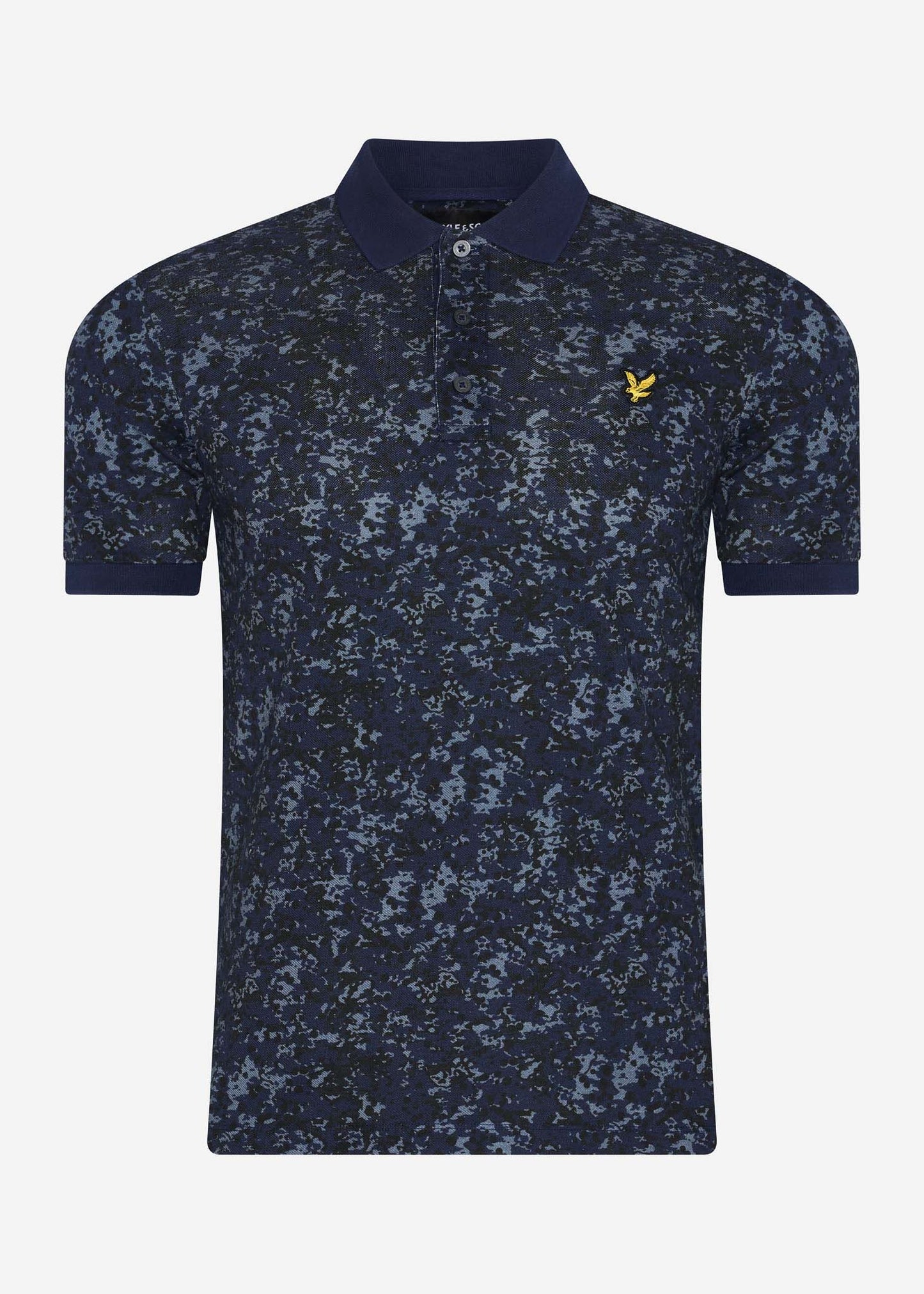 Lyle & Scott Polo's Earth camo polo shirt - dark navy