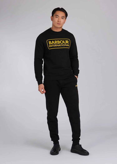 Barbour International Truien Large logo sweat - black
