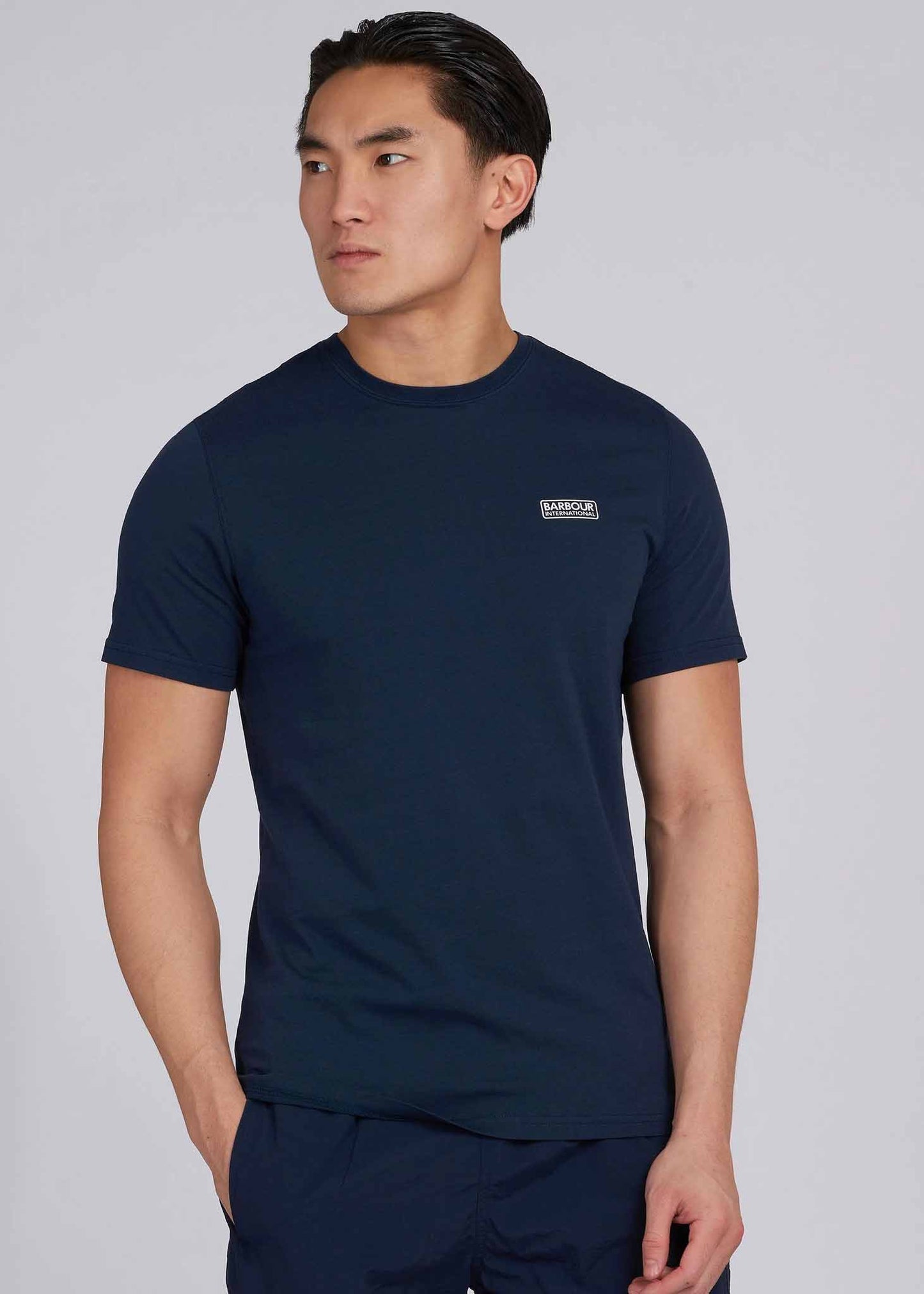 Barbour International T-shirts Essential small logo tee - navy
