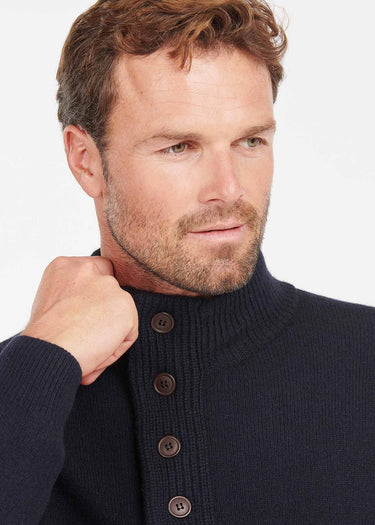 Barbour Truien Patch half zip - navy