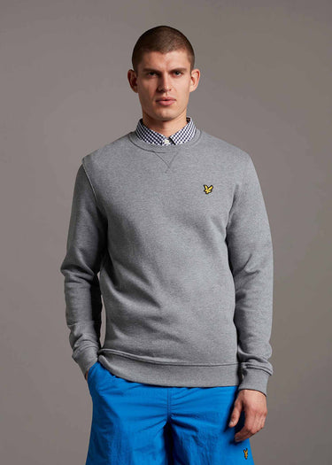 Lyle & Scott Truien Crew neck sweatshirt - mid grey marl