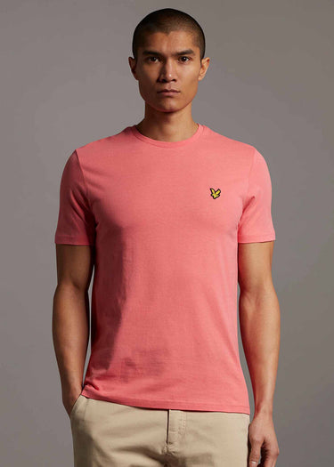 Lyle & Scott T-shirts Plain t-shirt - punch pink