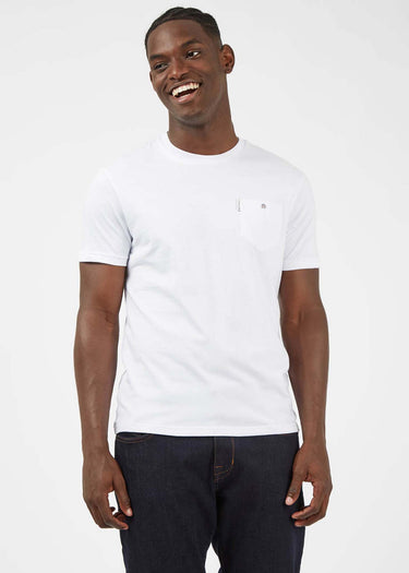 Ben Sherman T-shirts Signature pocket tee - white
