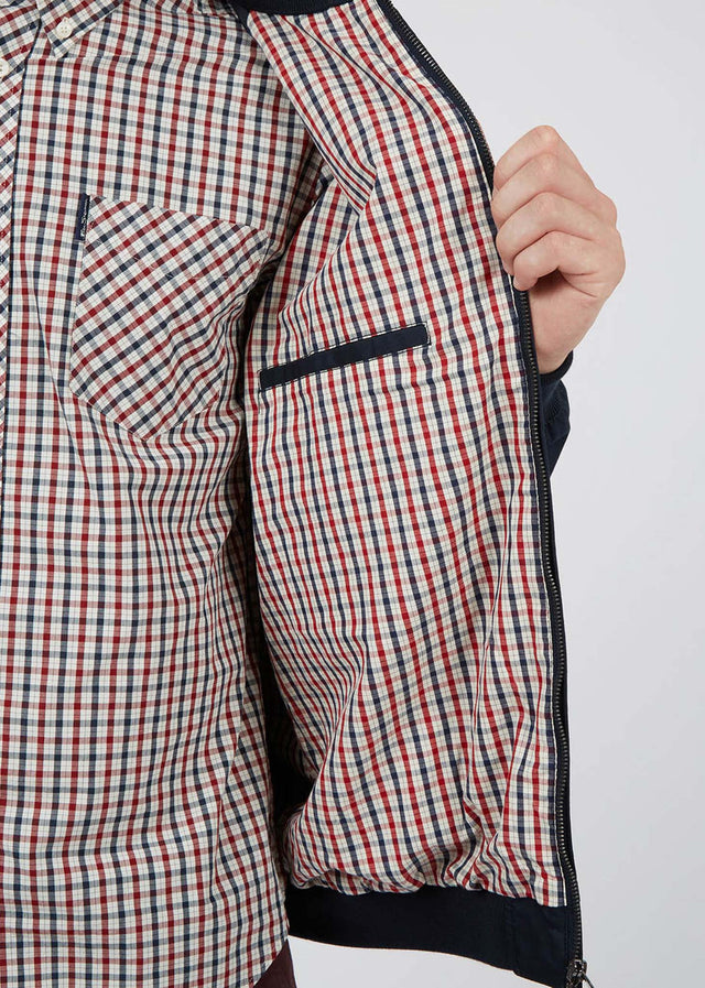 Ben Sherman Jassen Signature harrington - dark navy