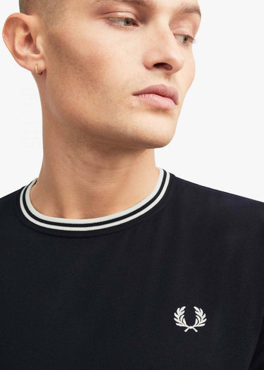 Fred Perry T-shirts  Twin tipped t-shirt - navy