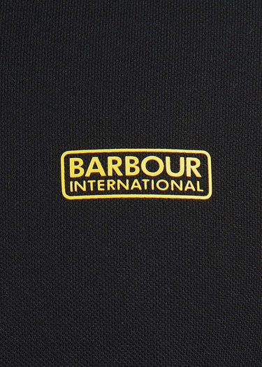 Barbour International Longsleeve Polo's Legacy tipped ls polo - black