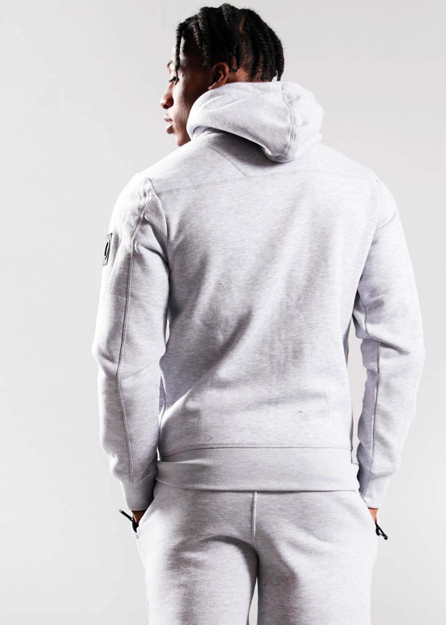 Marshall Artist Vesten Siren full zip hood - grey marl