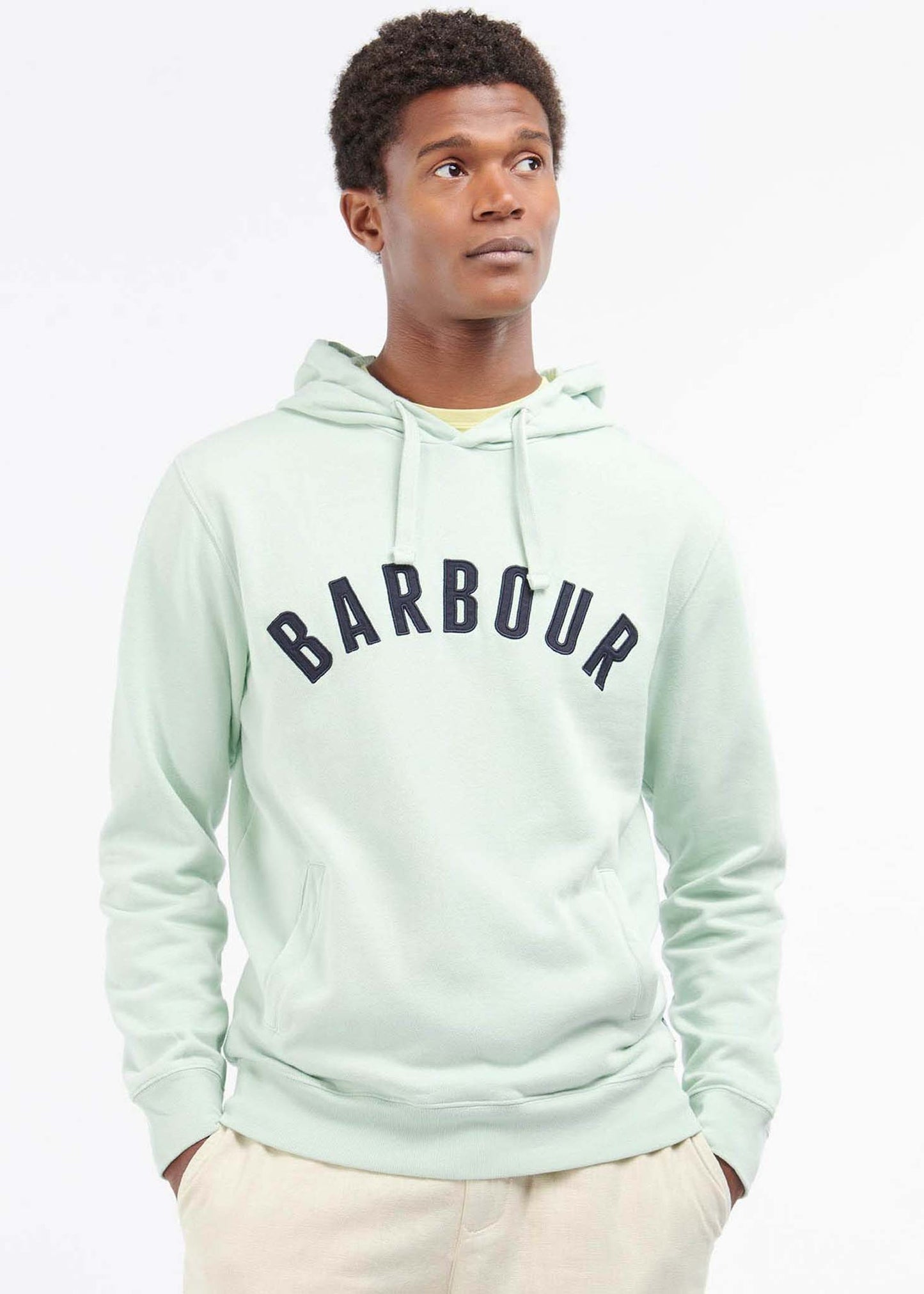 Barbour Hoodies Acton hoodie - dusty mint