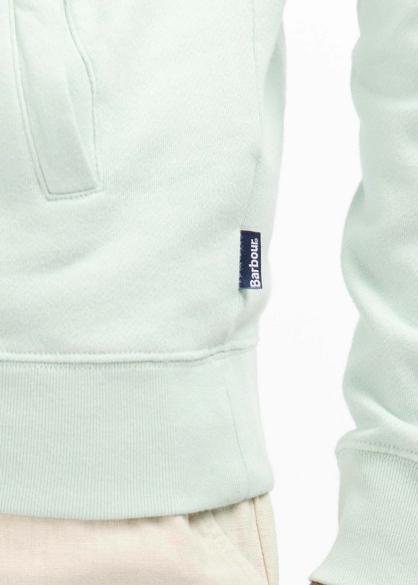 Barbour Hoodies Acton hoodie - dusty mint