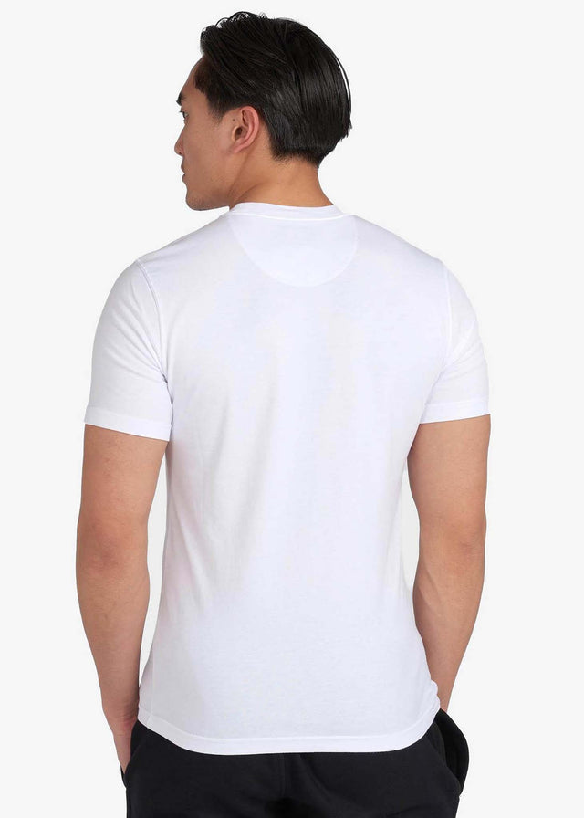 Barbour International T-shirts Essential small logo tee - white