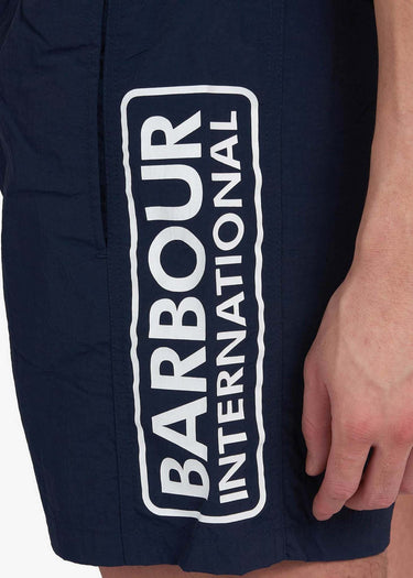 Barbour International Zwembroeken Large logo swim short- international navy