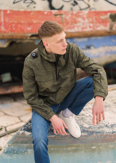 MA.Strum Jassen Tie dye smock - oil slick