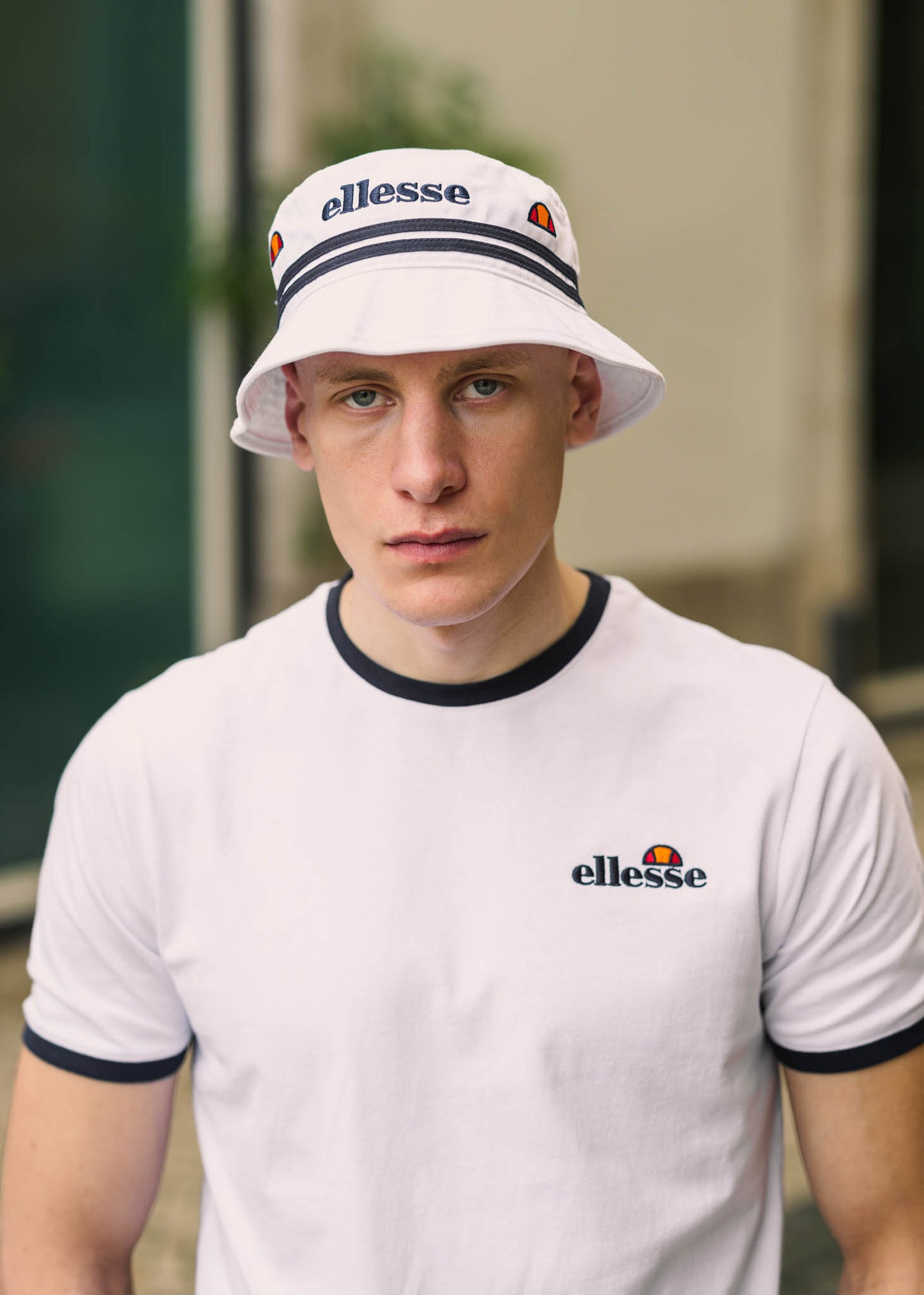 Ellesse Bucket Hats Lorenzo bucket hat - white