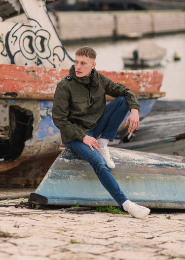MA.Strum Jassen Tie dye smock - oil slick