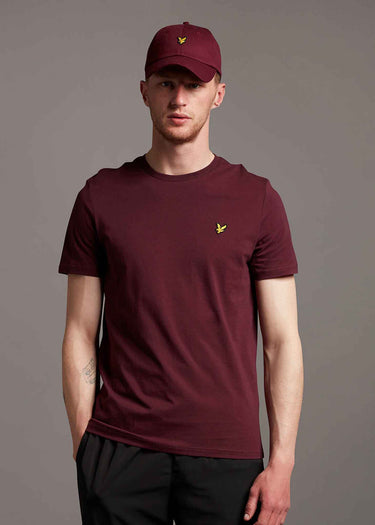 Lyle & Scott T-shirts  Plain t-shirt - burgundy
