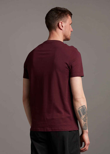 Lyle & Scott T-shirts  Plain t-shirt - burgundy