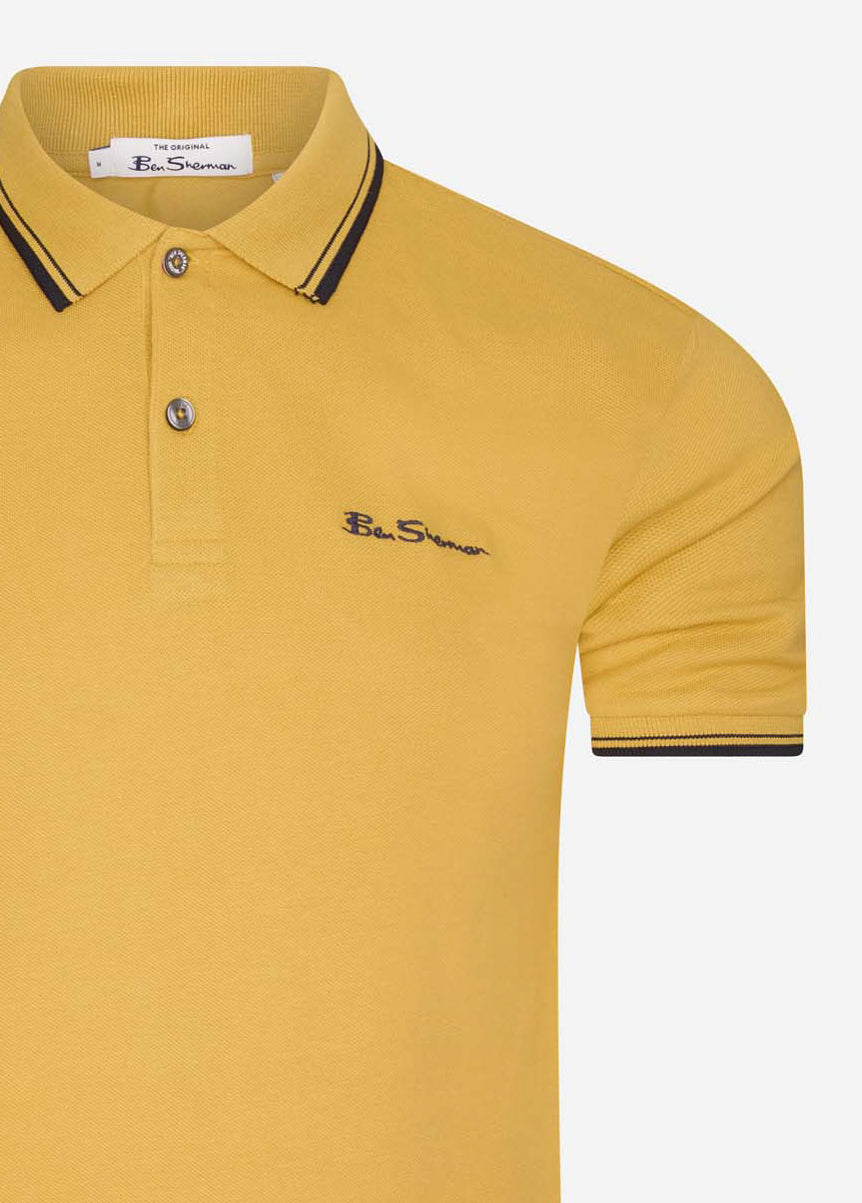 Ben Sherman Polo's Signature polo - yellow