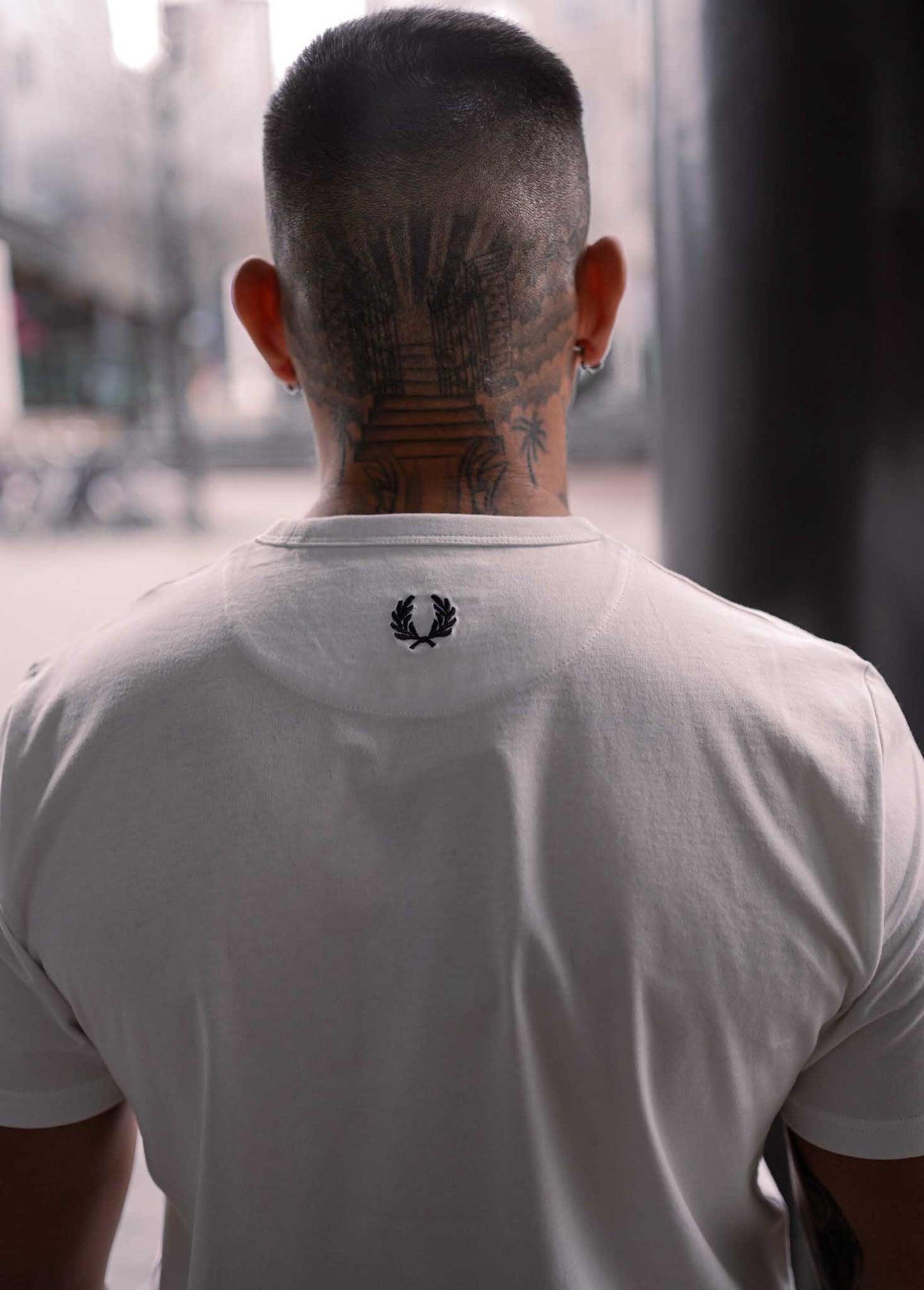 Fred Perry T-shirts Arch branded t-shirt - snow white