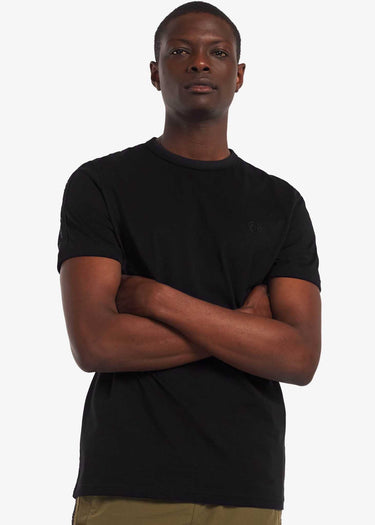 Fred Perry T-shirts Tonal tape ringer t-shirt - black