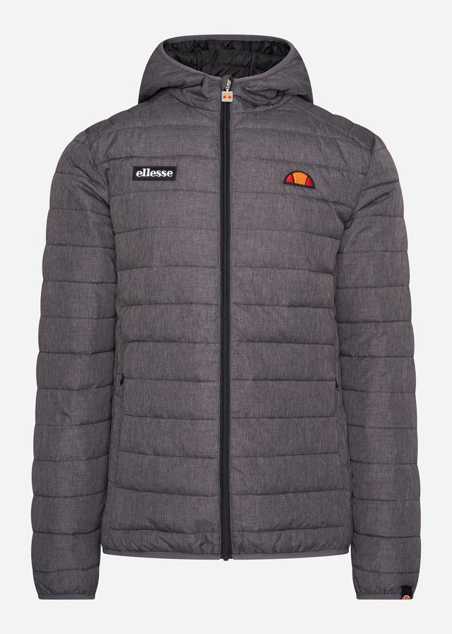 Ellesse Jassen Lombardy padded jacket - dark grey marl