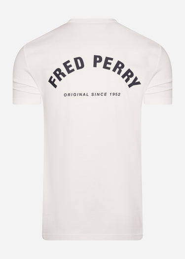 Fred Perry T-shirts Printed t-shirt - snow white