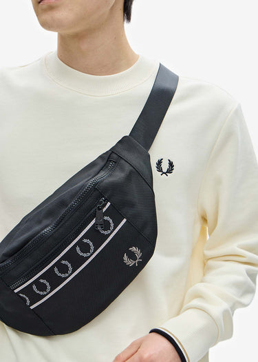 Fred Perry Tassen Contrast tape crossbody bag - black