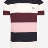 Fred Perry T-shirts Bold stripe t-shirt - snow white
