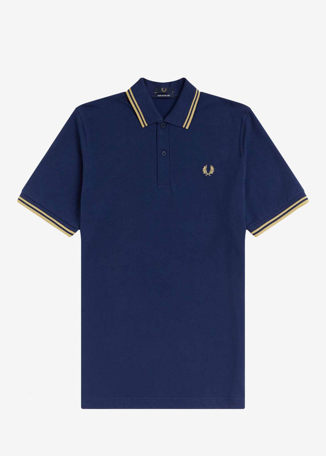 Fred Perry Polo's Twin tipped fred perry shirt - french navy