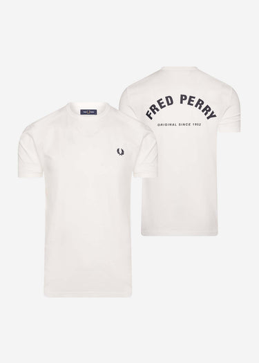 Fred Perry T-shirts Printed t-shirt - snow white