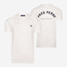 Fred Perry T-shirts Printed t-shirt - snow white