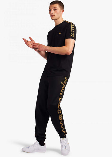 Fred Perry T-shirts Gold taped ringer t-shirt - black