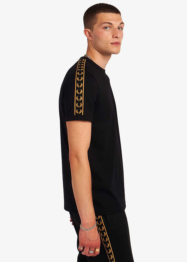 Fred Perry T-shirts Gold taped ringer t-shirt - black