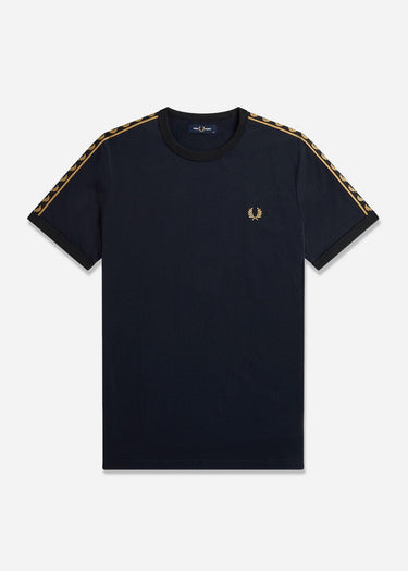 Fred Perry T-shirts Gold taped ringer t-shirt - navy