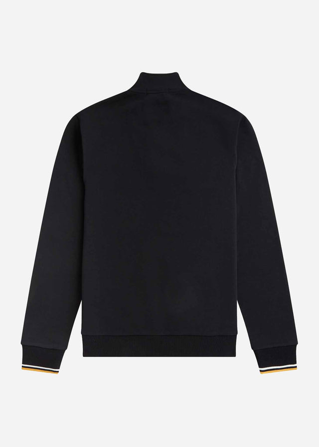 Fred Perry Truien Half zip sweatshirt - black