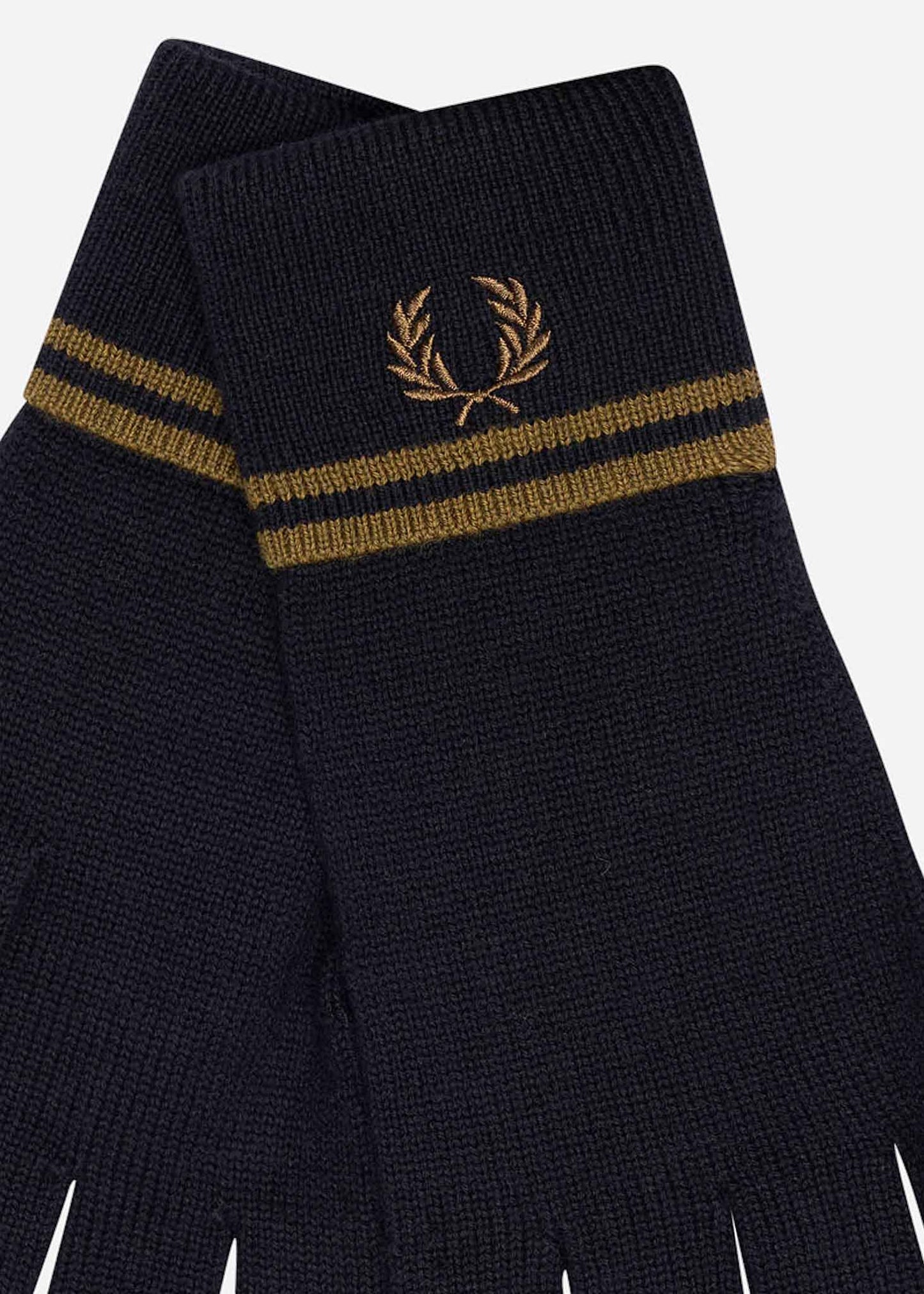 Fred Perry Handschoenen Twin tipped merino wool gloves - black shadedston