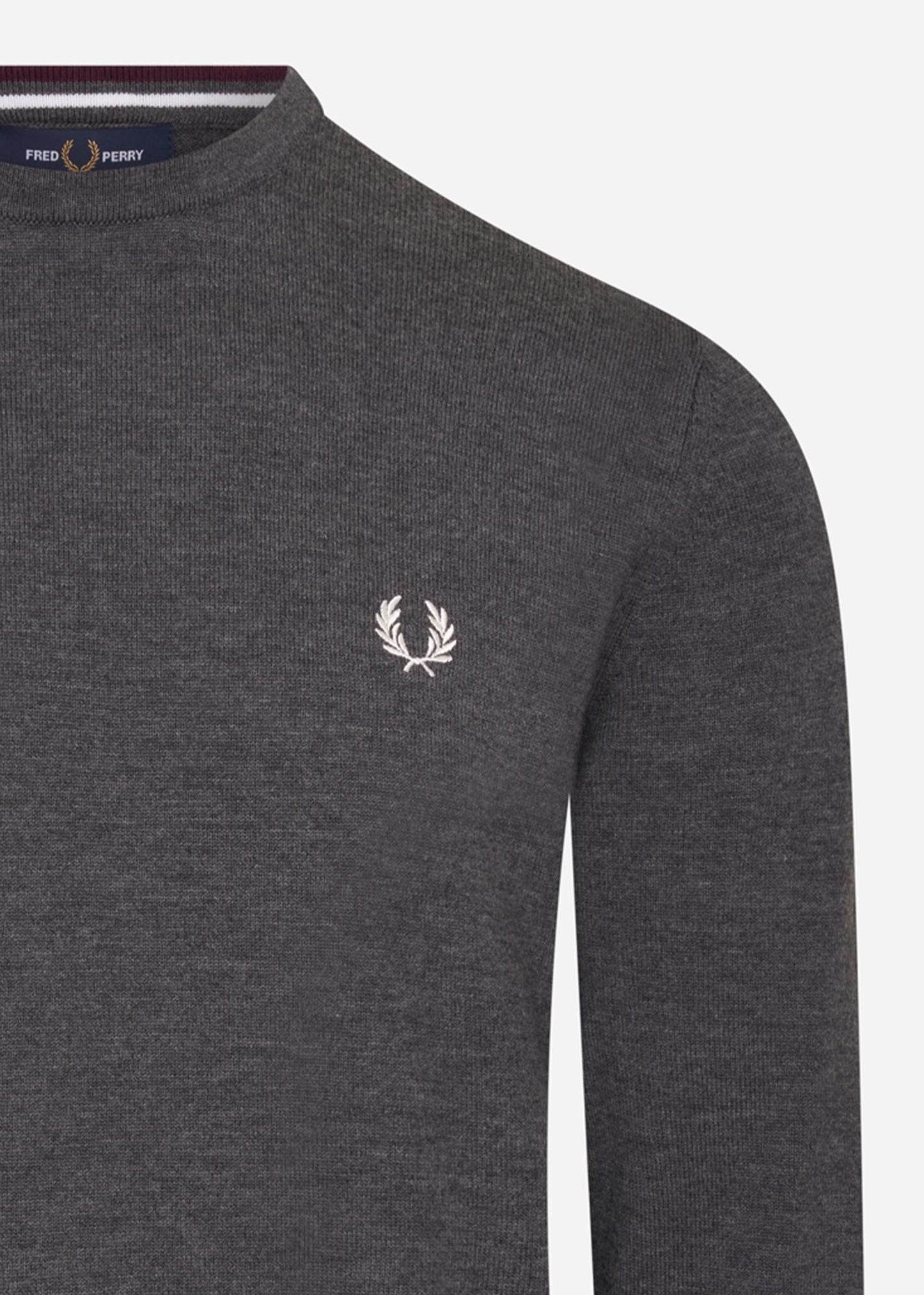 Fred Perry Truien Classic crew neck jumper - graphite marl
