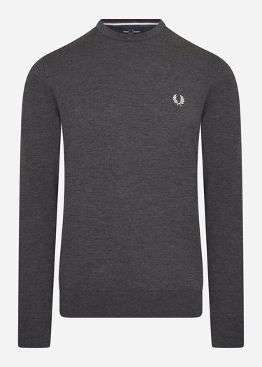 Fred Perry Truien Classic crew neck jumper - graphite marl