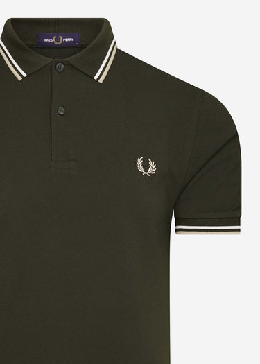 Fred Perry Polo's Twin tipped aw polo - hunting green